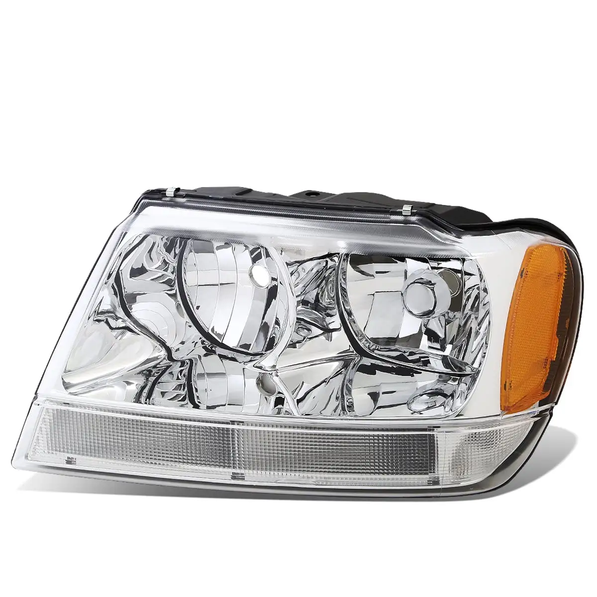 DNA Motoring OEM-HL-0021-L For 1999 to 2004 Jeep Grand Cherokee WJ 1PC Factory Style Headlight Headlamp Assembly Left / Driver Side 00 01 02 03 CH2502120