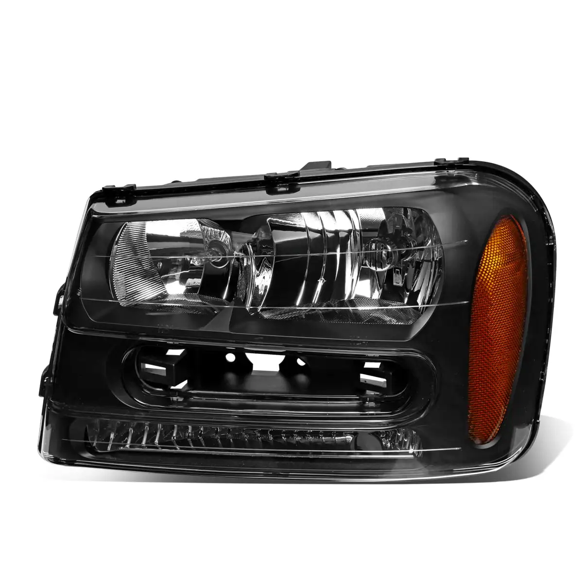 DNA Motoring OEM-HL-0026-L For 2002 to 2009 Chevy Traiblazer EXT 1PC Factory Style Headlight Headlamp Assembly Left / Driver Side 03 04 05 06 07 08 GM2502213