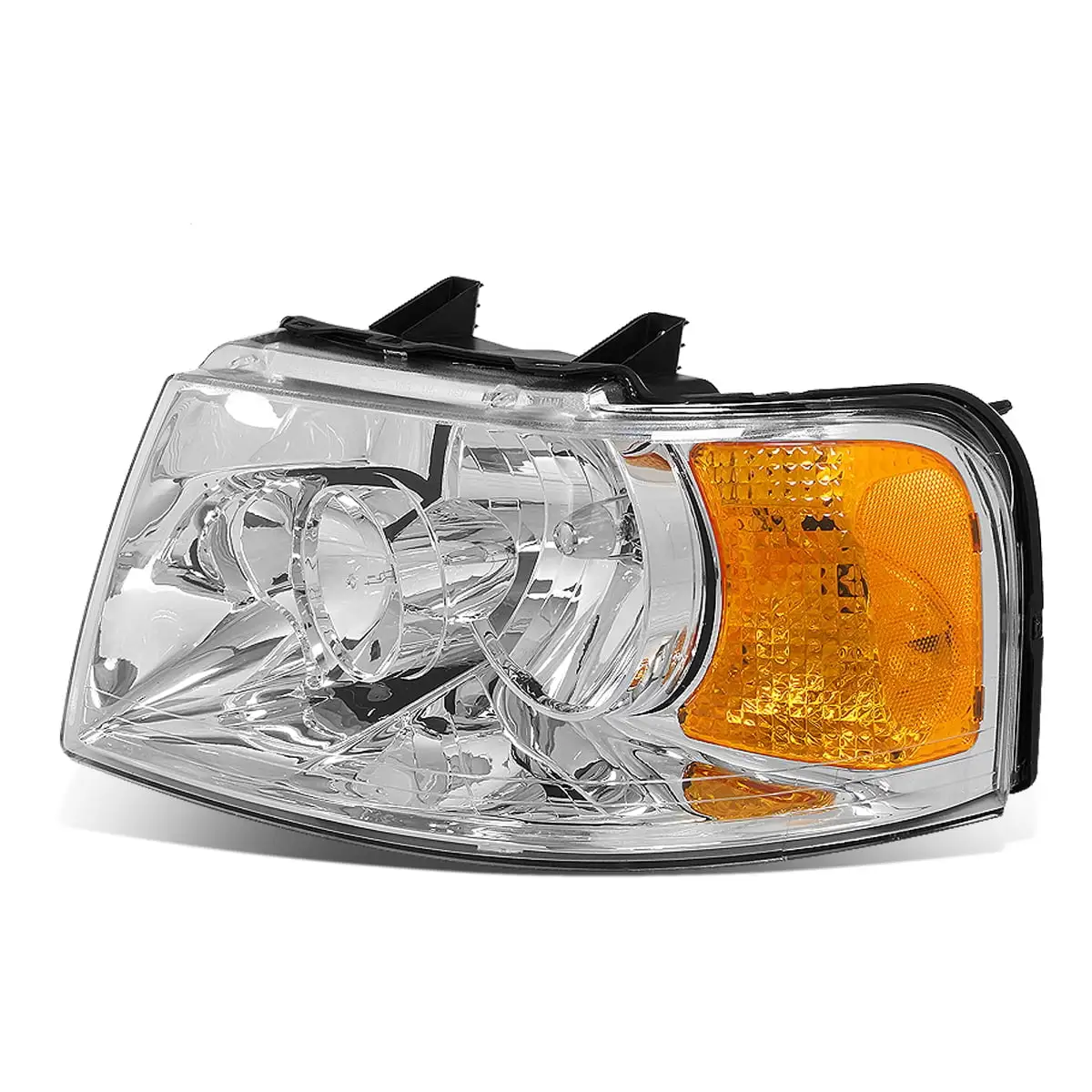 DNA Motoring OEM-HL-0038-L For 2003 to 2006 Ford Expedition 1PC Factory Style Front Headlight Headlamp Assembly Left / Driver Side 04 05 FO2502181