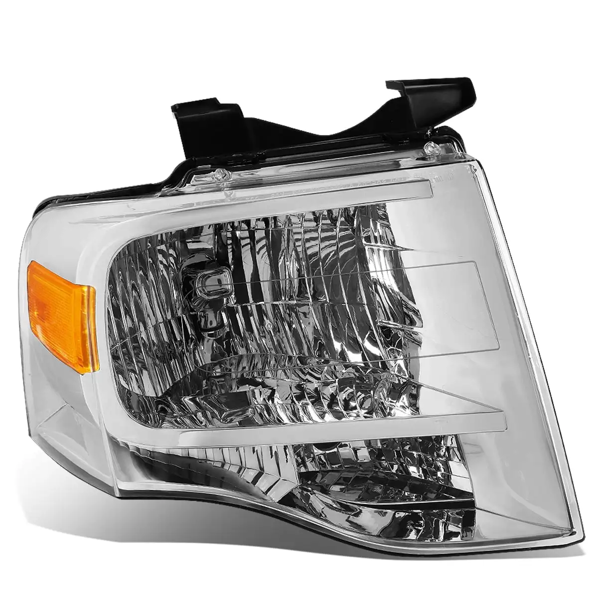 DNA Motoring OEM-HL-0046-R For 2007 to 2014 Ford Expedition 1PC Factory Style Headlight Headlamp Assembly Right / Passenger Side 08 09 10 11 12 13 FO2503226