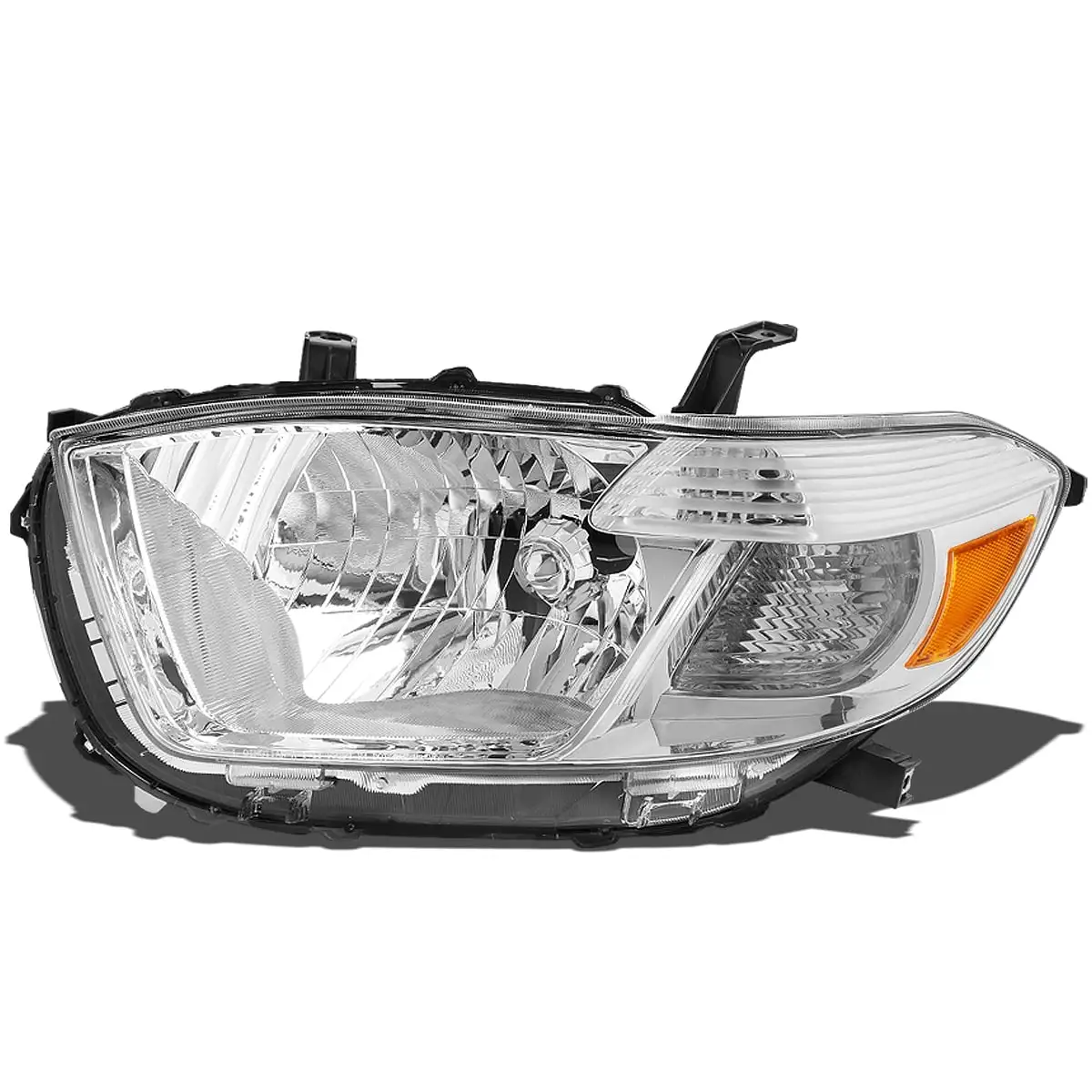 DNA Motoring OEM-HL-0061-L For 2008 to 2010 Toyota Highlander 1Pc Factory Style Headlight Lamp Assembly Left / Driver Side 09 TO2518117 TO2518117