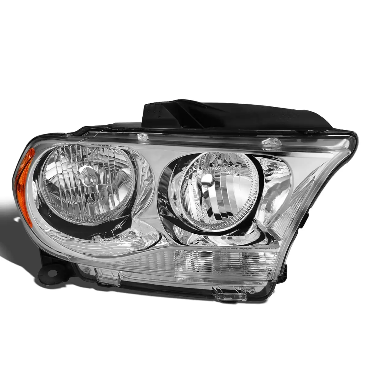 DNA Motoring OEM-HL-0067-R For 2011 to 2013 Dodge Durango 1PC Factory Style Headlight Headlamp Assembly Right / Passenger Side (Chrome) CH2503228