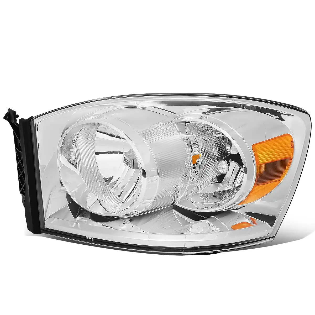 DNA Motoring OEM-HL-0076-L For 2007 to 2010 Dodge Ram 1500 2500 3500 4500 5500 Factory Style Left Side Headlight Headlamp 08 09