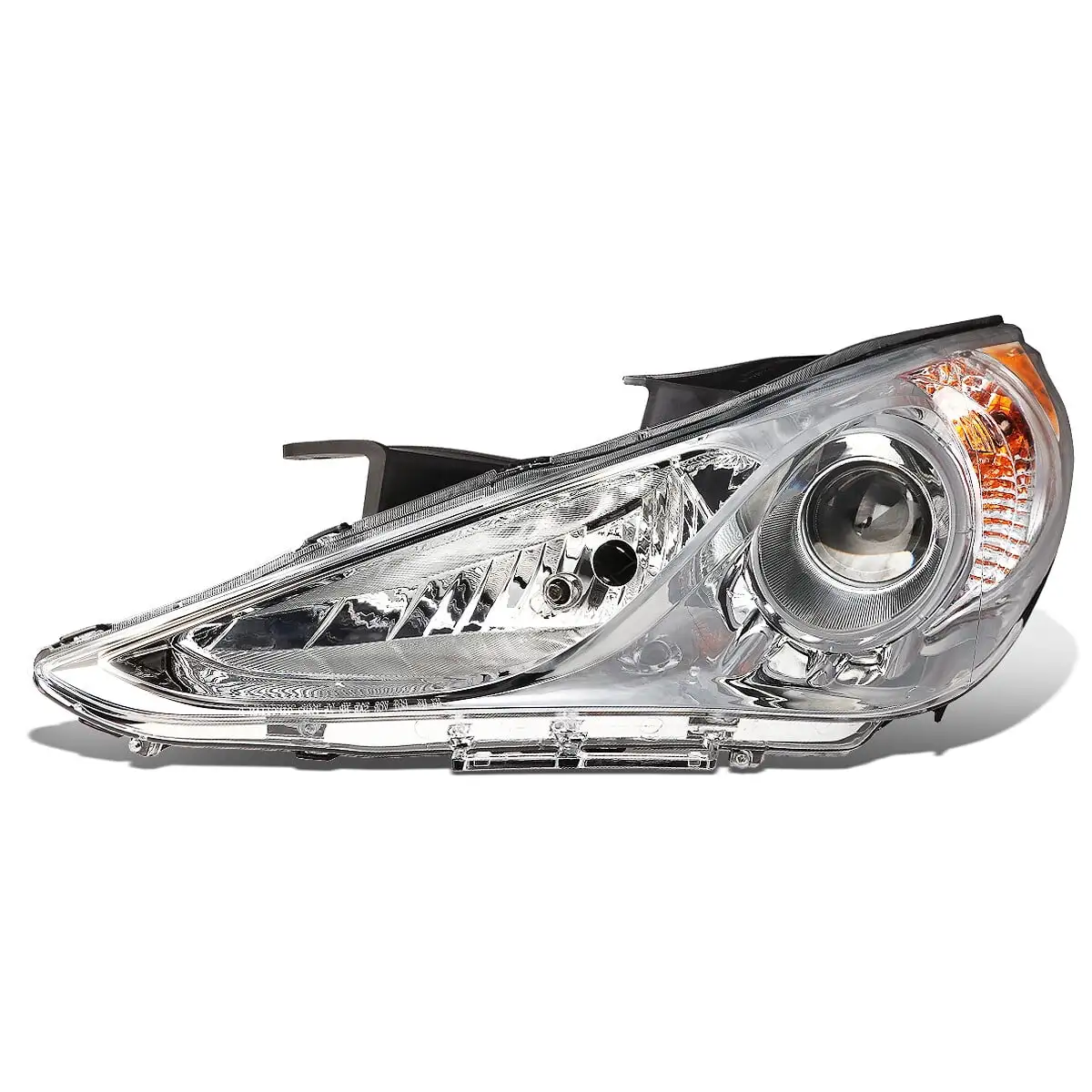 DNA Motoring OEM-HL-0097-L For 2011 to 2014 Hyundai Sonata Factory Style Left / Driver Side Projector Headlight Headlamp 2012 2013 HY2502159