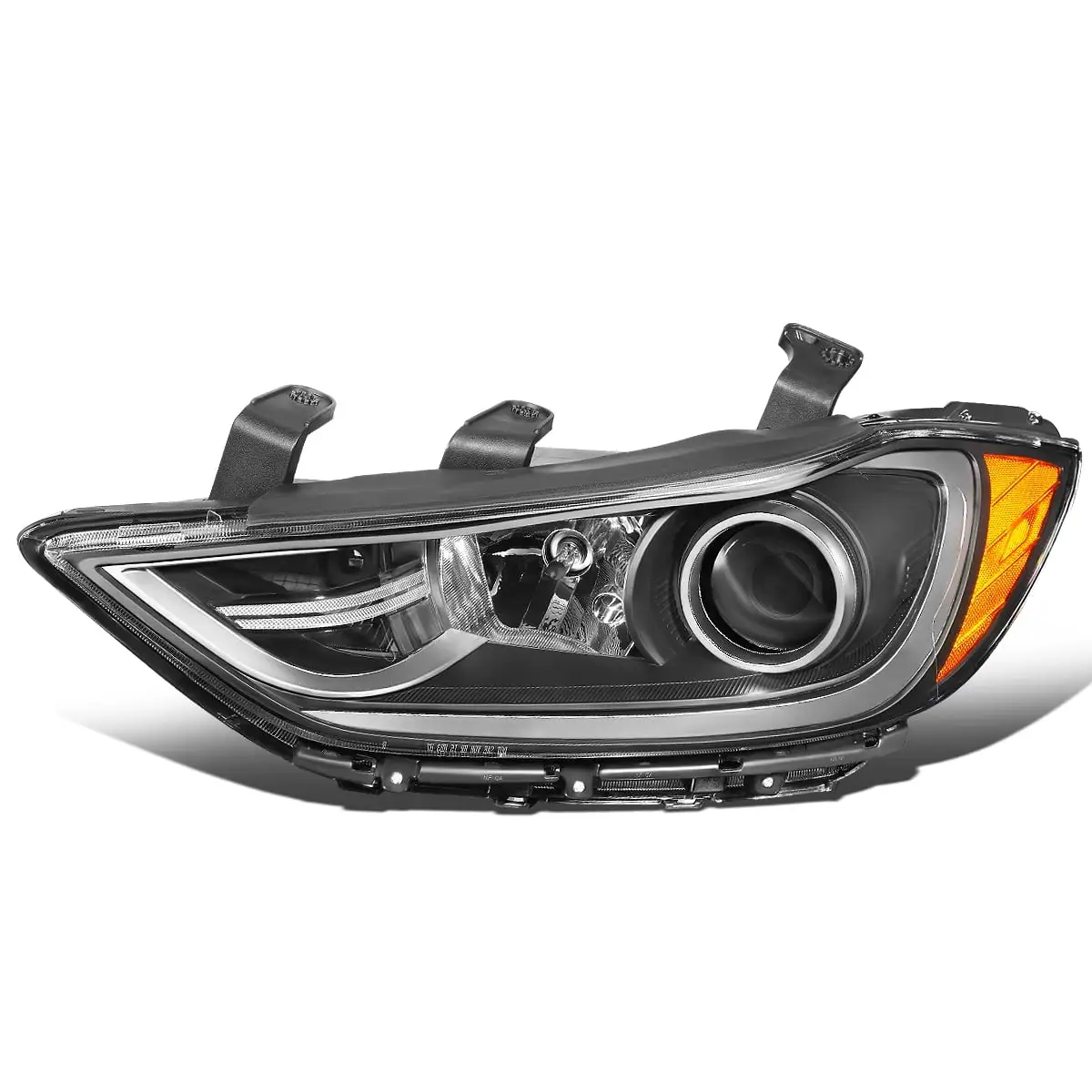 DNA Motoring OEM-HL-0123-L For 2017 to 2018 Elantra Sedan Factory Style Left Side Projector Headlight Headlamp 17 18