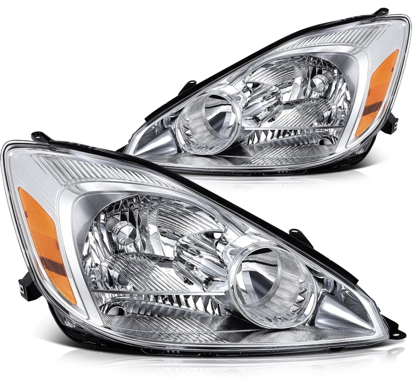 ECCPP Headlight Assembly for Toyota Sienna 2004-2005 Driver and Passenger Side Headlamps