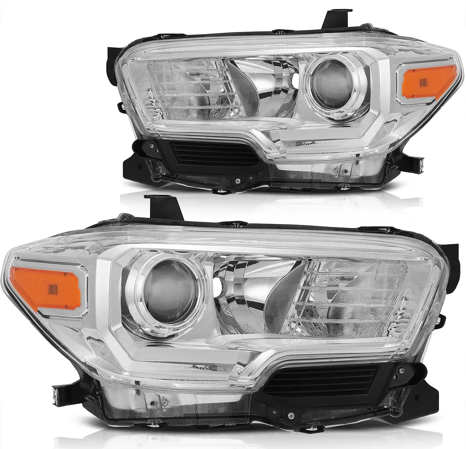 ECCPP Headlight Assembly for Toyota Tacoma 2016-2018 Driver and Passenger Side Headlamps