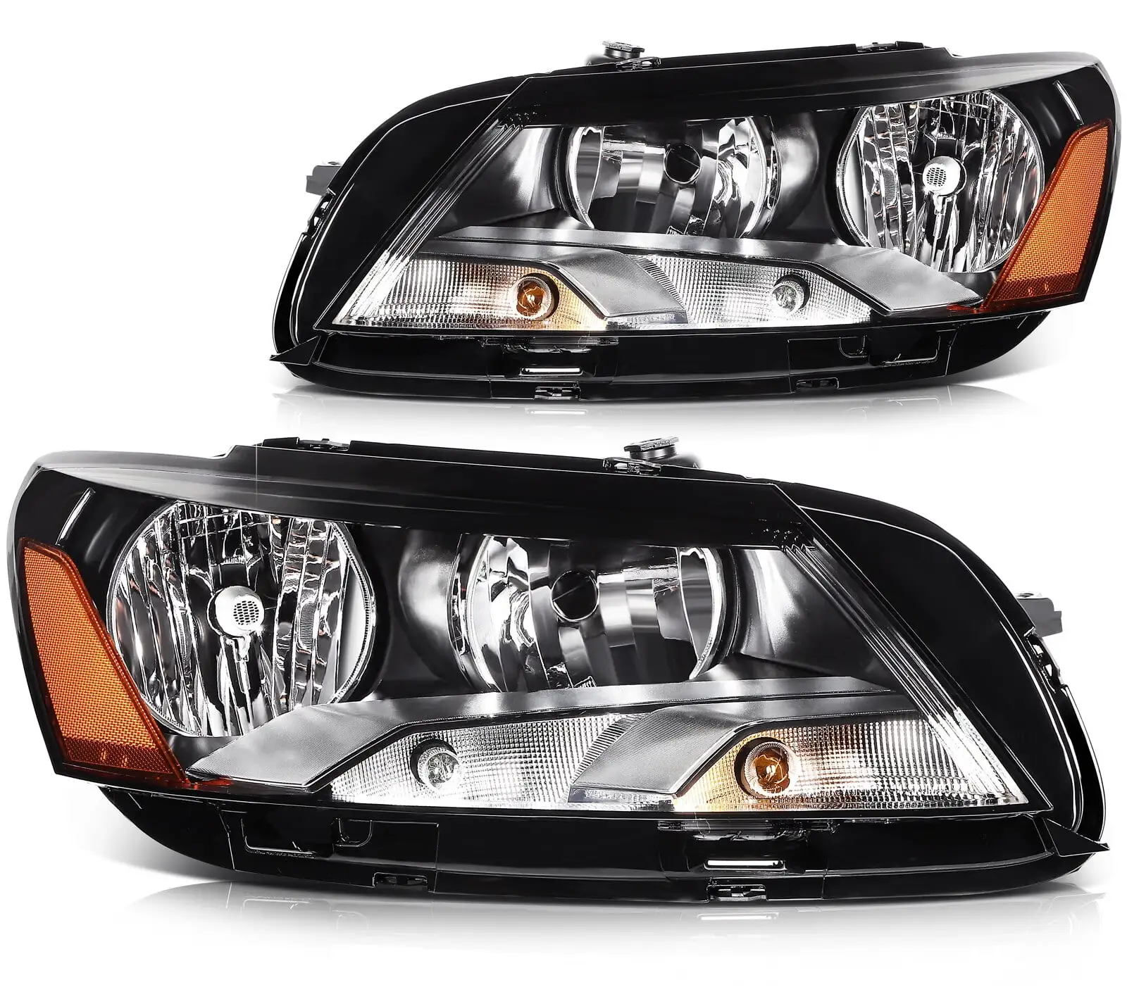 ECCPP Headlight Assembly for Volkswagen For Passat 2012-2015 Driver and Passenger Side Headlamps