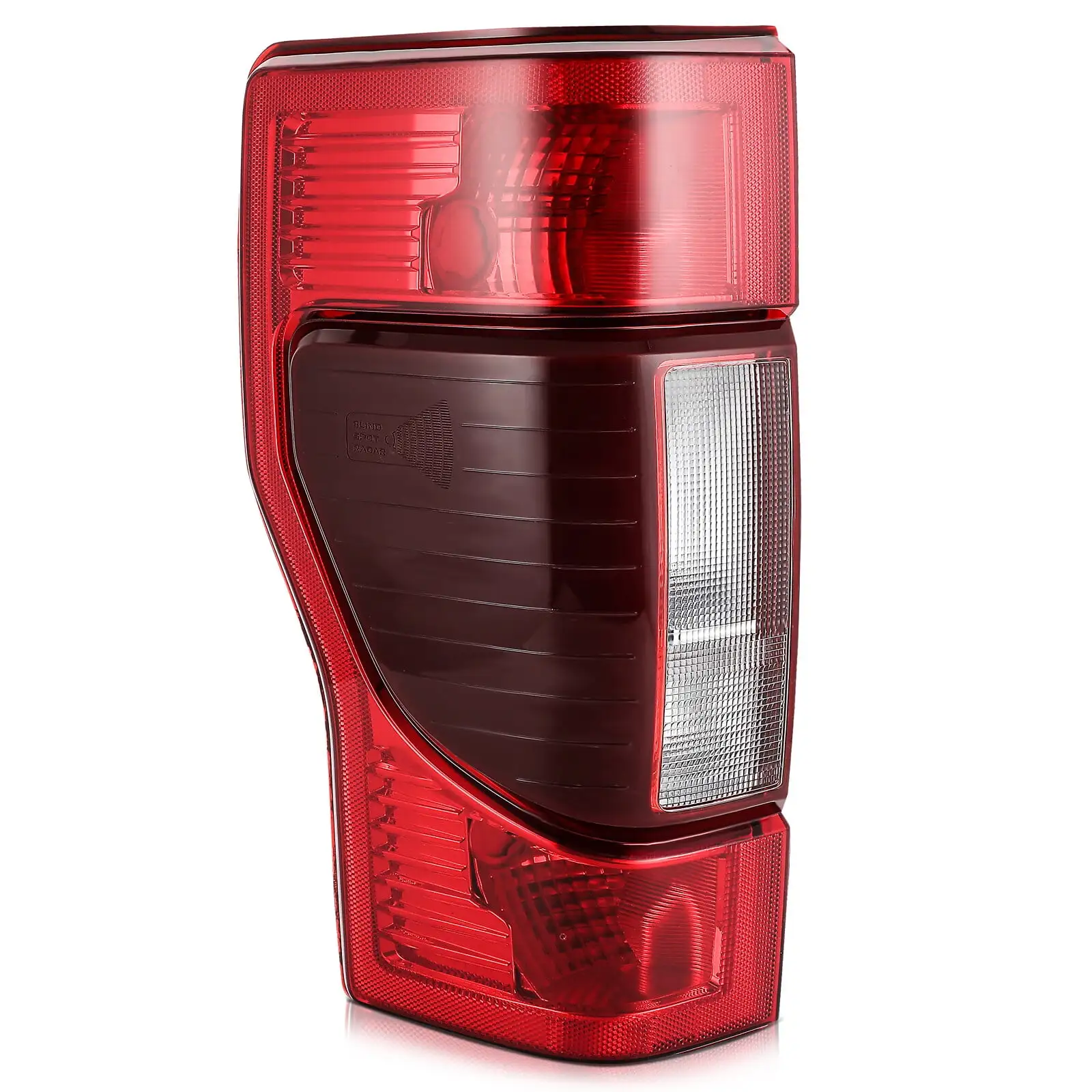 ECCPP Tail Light Assembly Compatible For Ford F-250 Super Duty 2020-2022.For Ford F-350 Super Duty 2020-2022.For Ford F-450 Super Duty 2020-2022 Driver Side (Chrome Housing Red Lens)