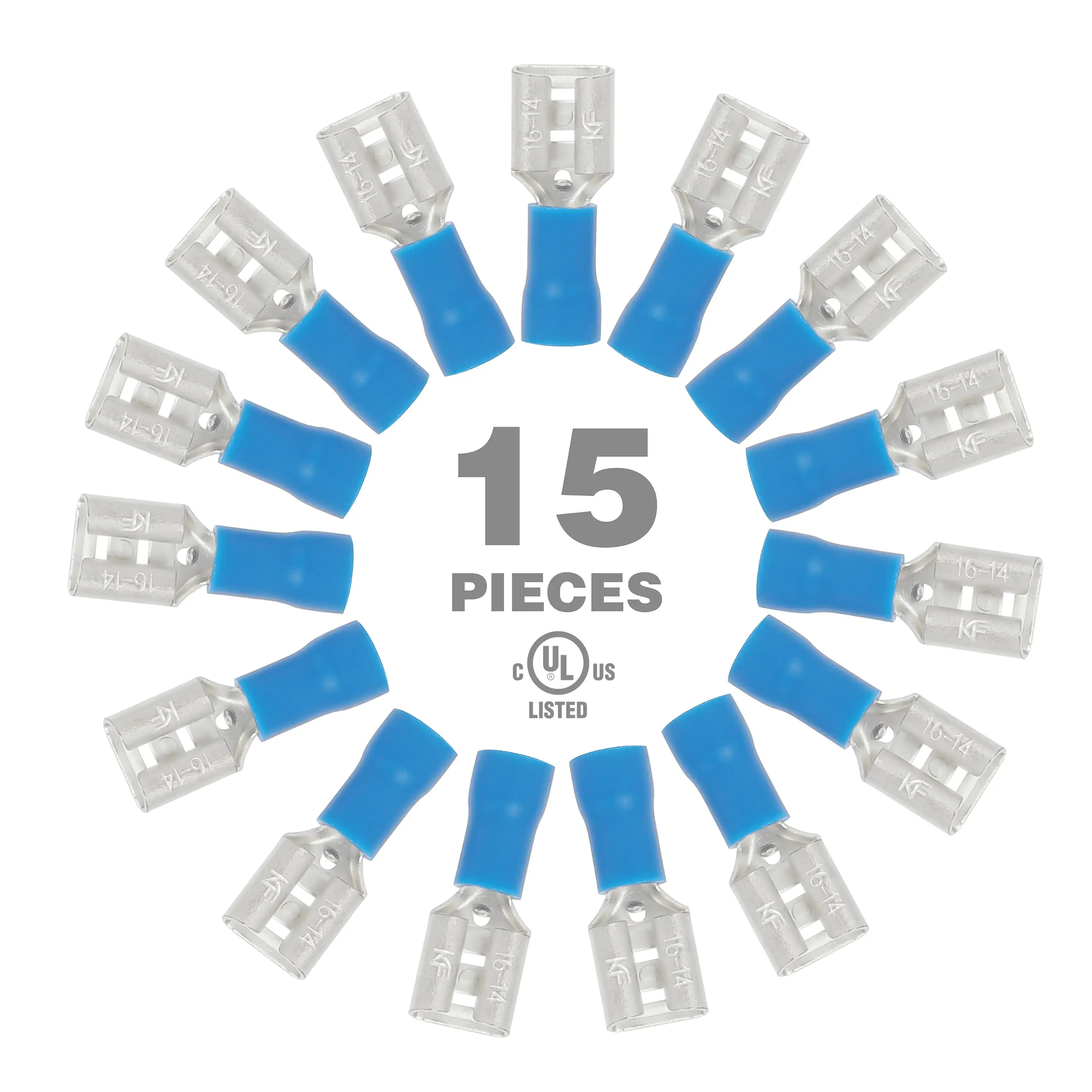 EverStart 15-Piece Slide Connectors Female. Model 5109. Blue. UL. Hangzhou Greatstar Industrial