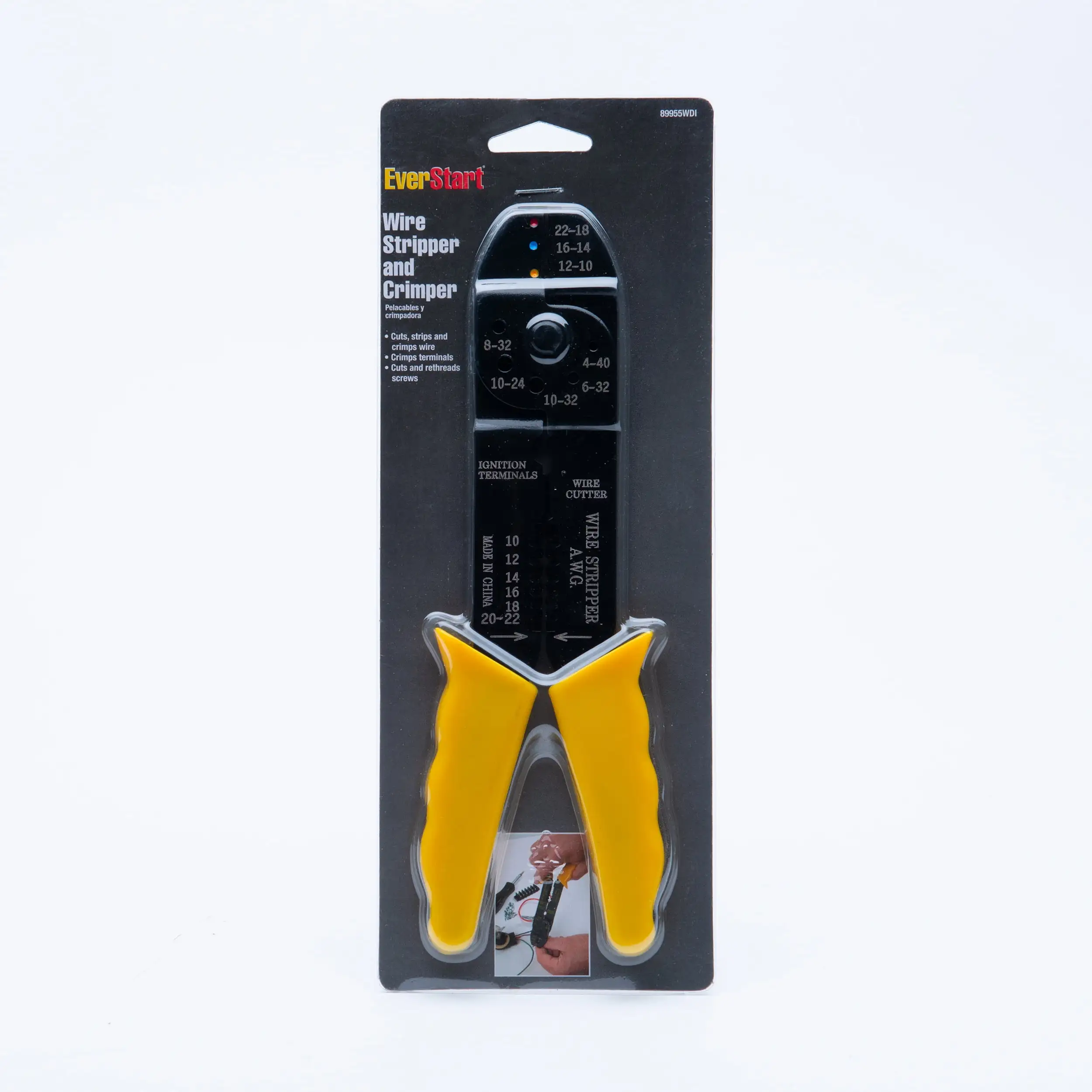 EverStart 89955WDI Electrical Wire Stripper. Cutter. and Crimping Tool. New