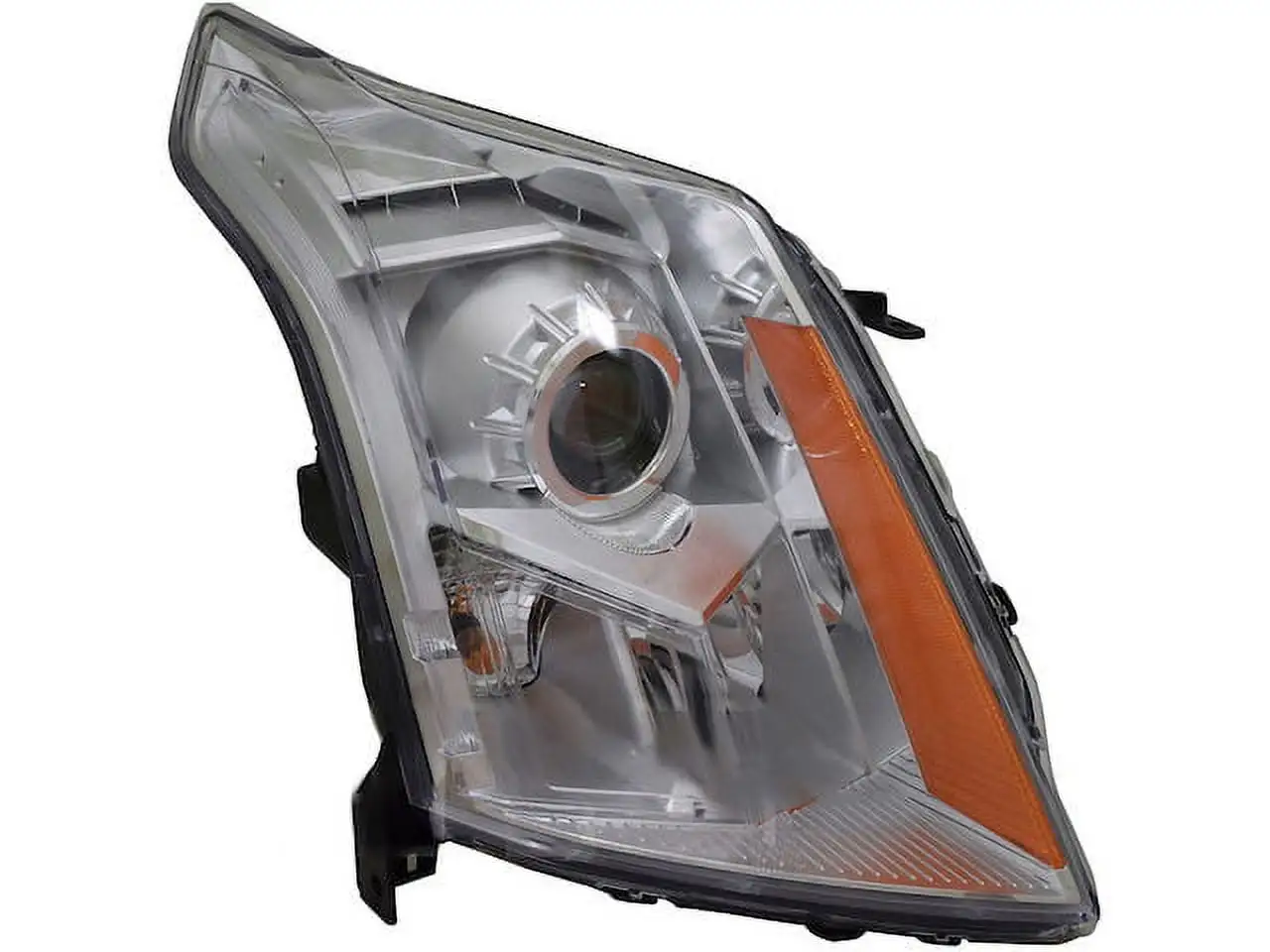 Front Right Passenger Side Halogen Headlight Assembly - Includes Bulbs - Compatible with 2014 - 2016 Cadillac SRX 2015