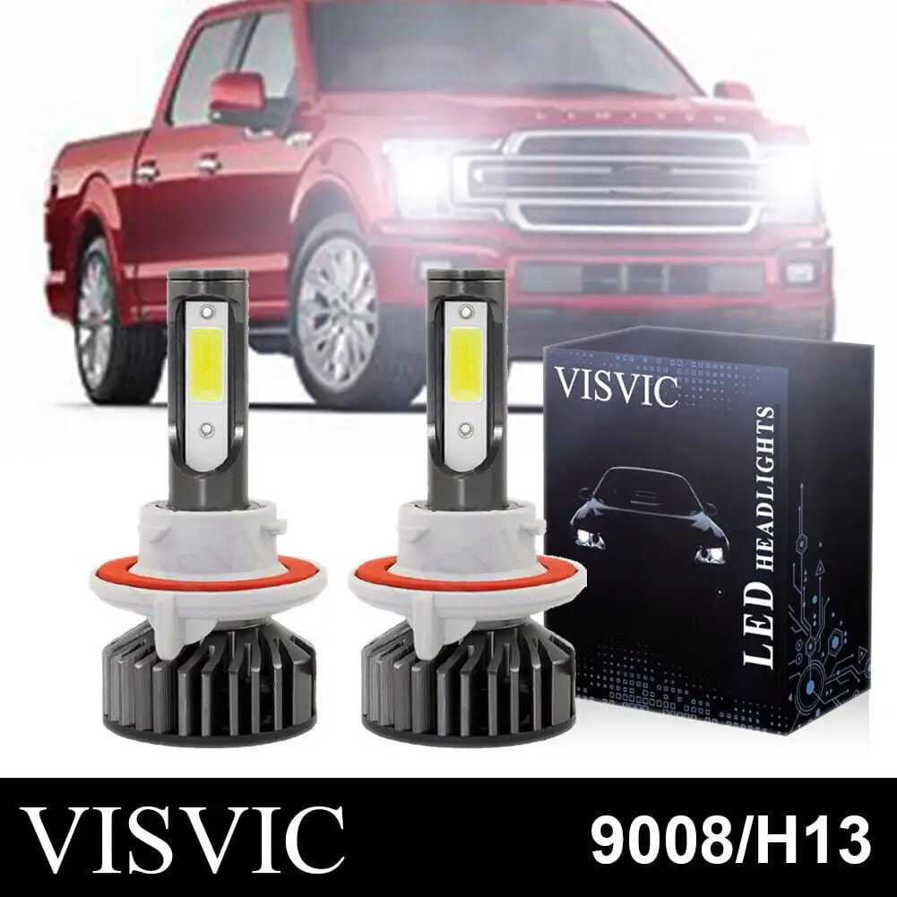 H13 9008 980W LED Headlight Conversion Kit for Ford F150 2004-14 High Low Beamox