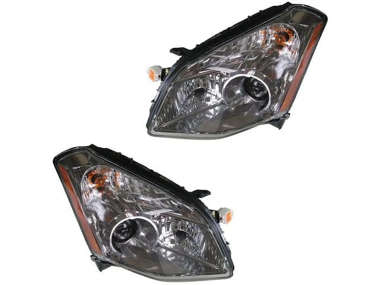 Headlight Assembly Set - Compatible with 2007 - 2008 Nissan Maxima