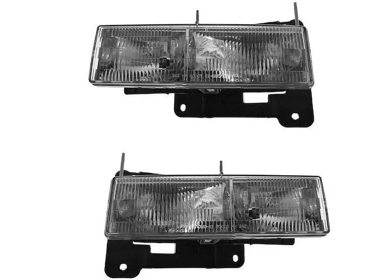 Headlight Assembly Set of 2 - Compatible with 1990 - 1999 Chevy C1500 1991 1992 1993 1994 1995 1996 1997 1998