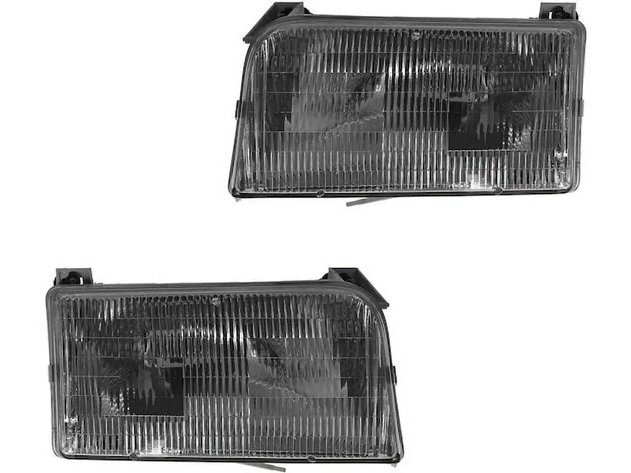 Headlight Assembly - Set of 2 - Compatible with 1992 - 1996 Ford F-150 1993 1994 1995