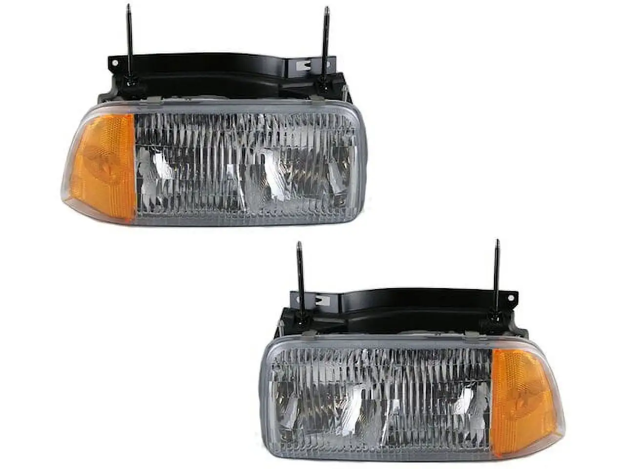 Headlight Assembly - Set of 2 - Compatible with 1994 - 1997 GMC Sonoma 1995 1996