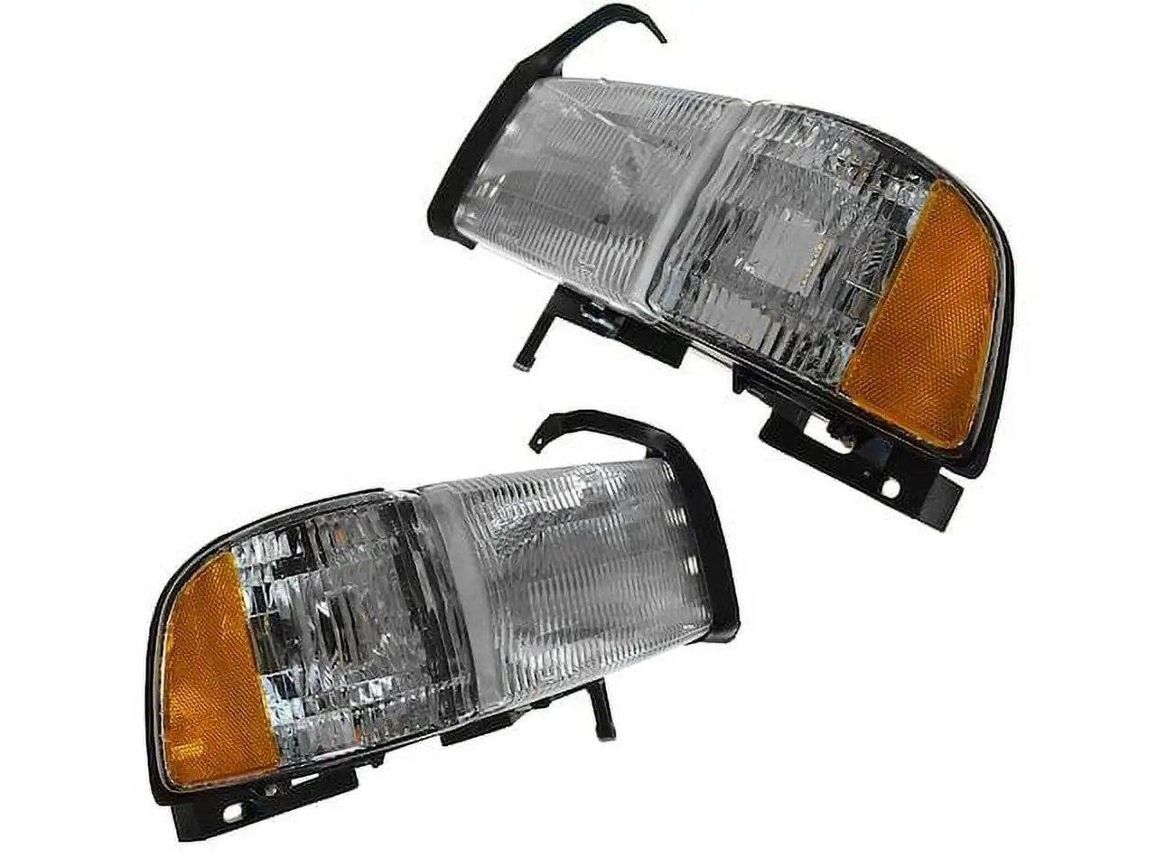 Headlight Assembly Set of 2 - Compatible with 1994 - 2001 Dodge Ram 1500 1995 1996 1997 1998 1999 2000