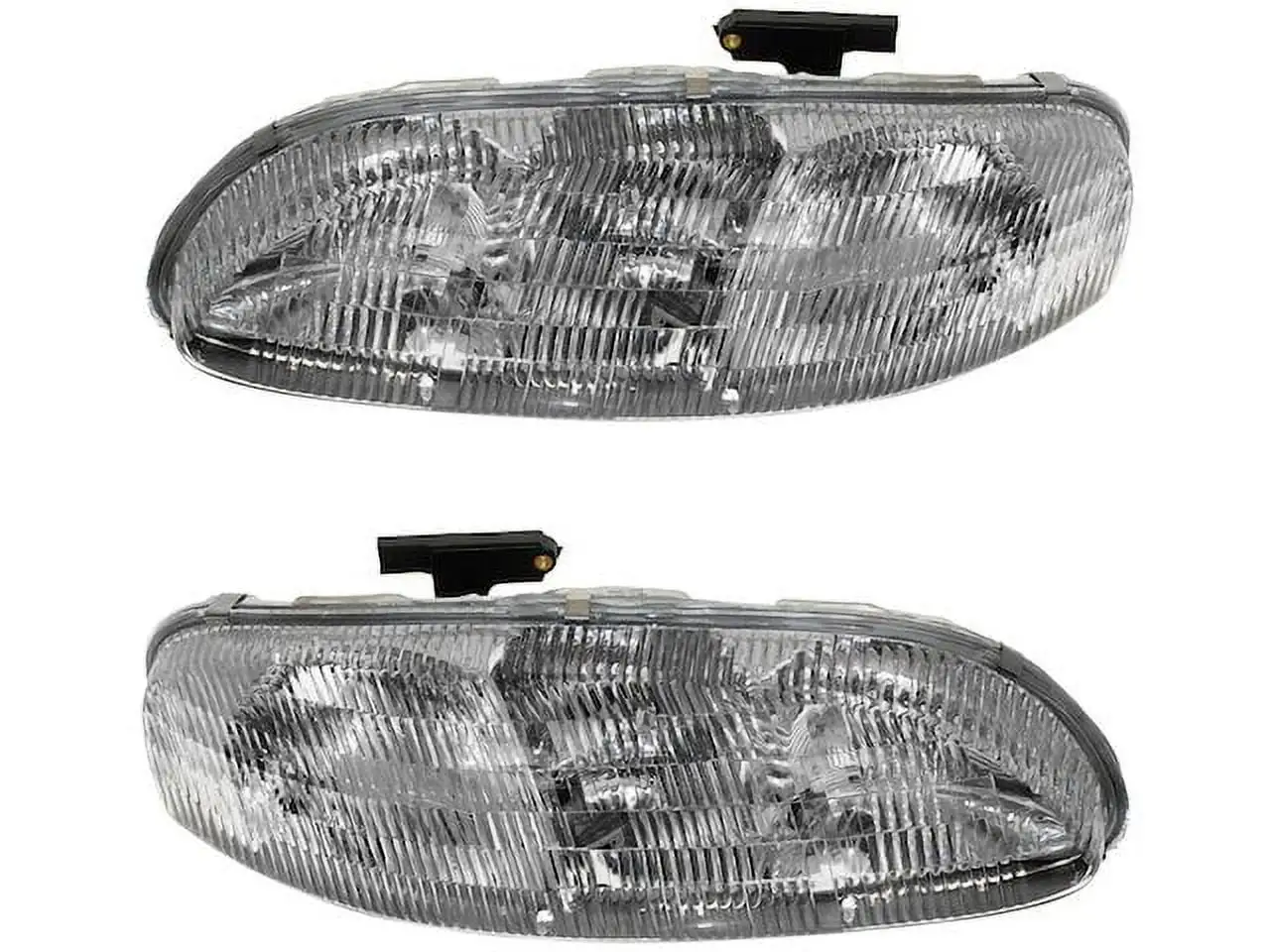 Headlight Assembly - Set of 2 - Compatible with 1995 - 1999 Chevy Monte Carlo 1996 1997 1998