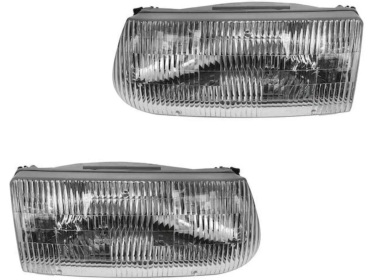 Headlight Assembly - Set of 2 - Compatible with 1995 - 2001 Ford Explorer 1996 1997 1998 1999 2000