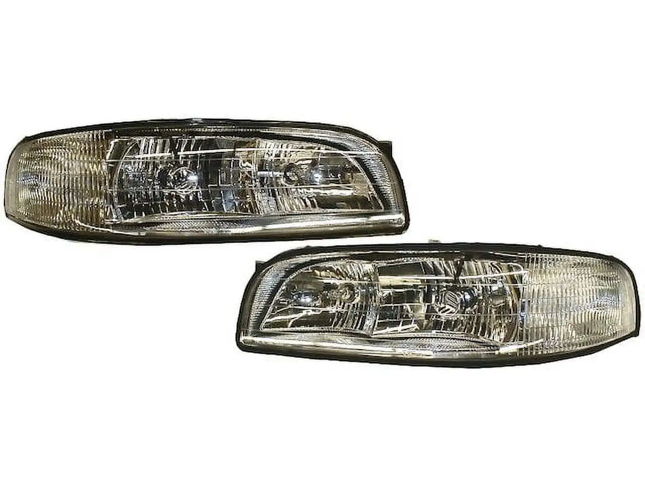 Headlight Assembly Set of 2 - Compatible with 1997 - 1999 Buick LeSabre 1998