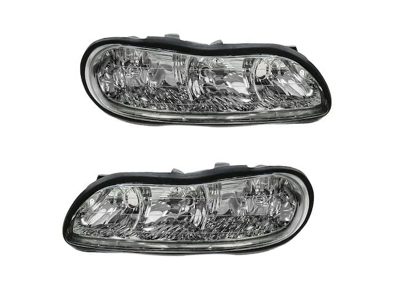 Headlight Assembly Set of 2 - Compatible with 1997 - 2003 Chevy Malibu 1998 1999 2000 2001 2002