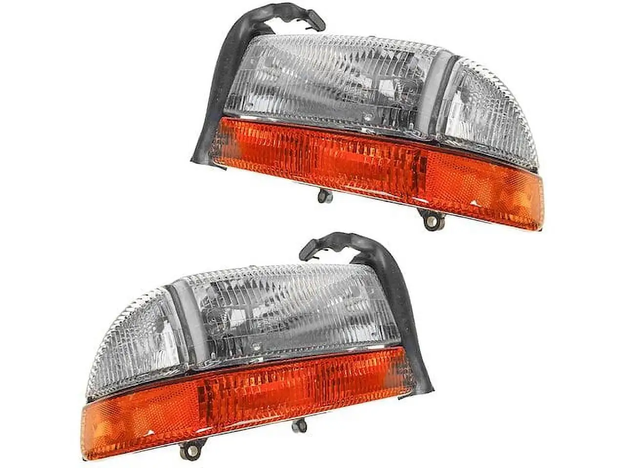 Headlight Assembly Set of 2 - Compatible with 1997 - 2004 Dodge Dakota 1998 1999 2000 2001 2002 2003