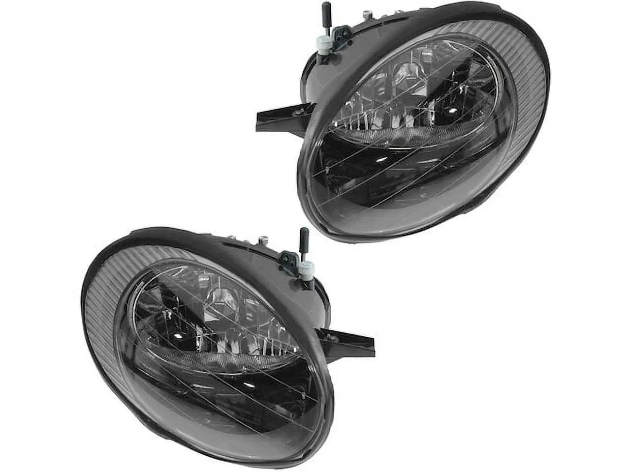 Headlight Assembly - Set of 2 - Compatible with 1998 - 1999 Ford Taurus (From 6/08/1998 Vehicle Production)