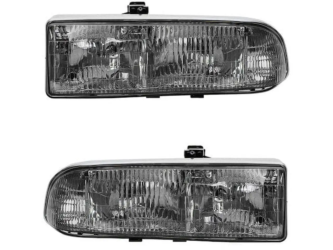 Headlight Assembly - Set of 2 - Compatible with 1998 - 2004 Chevy S10 1999 2000 2001 2002 2003