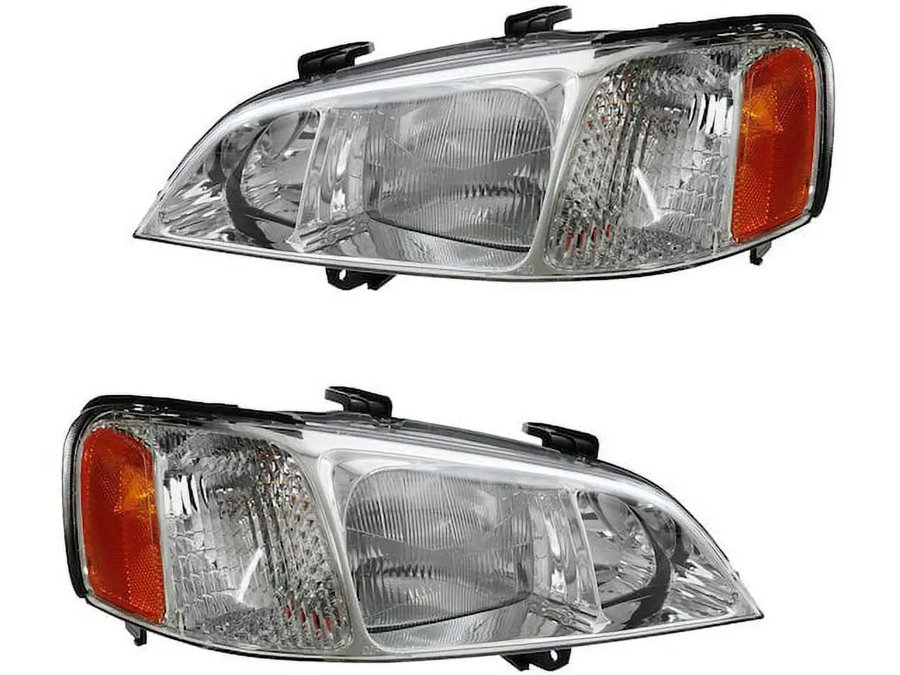 Headlight Assembly - Set of 2 - Compatible with 1999 - 2001 Acura TL 2000