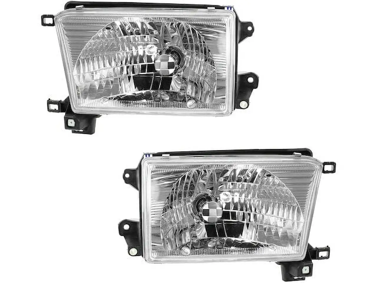 Headlight Assembly - Set of 2 - Compatible with 1999 - 2002 Toyota 4Runner 2000 2001