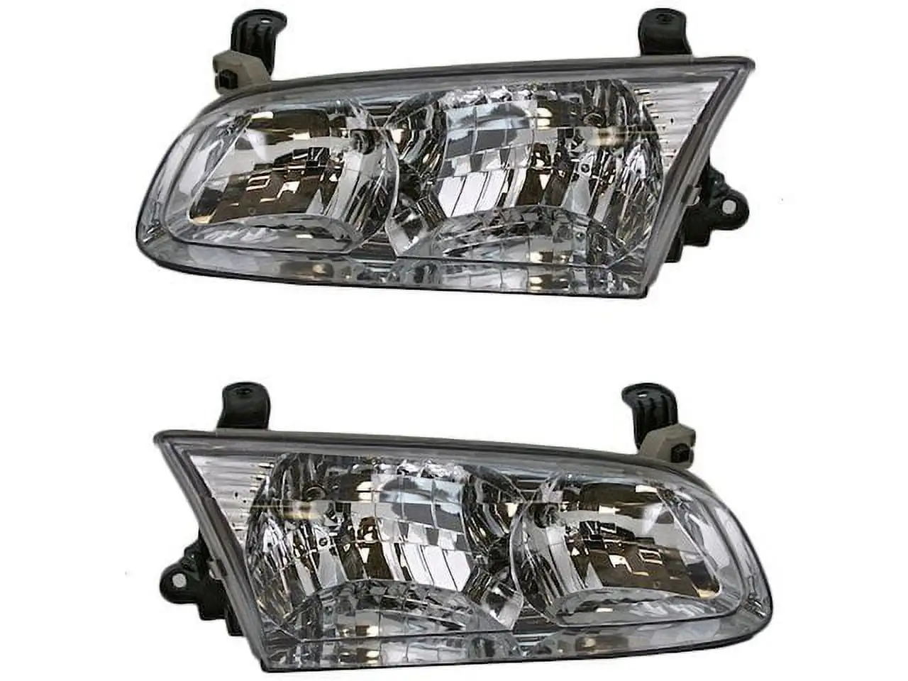 Headlight Assembly Set of 2 - Compatible with 2000 - 2001 Toyota Camry