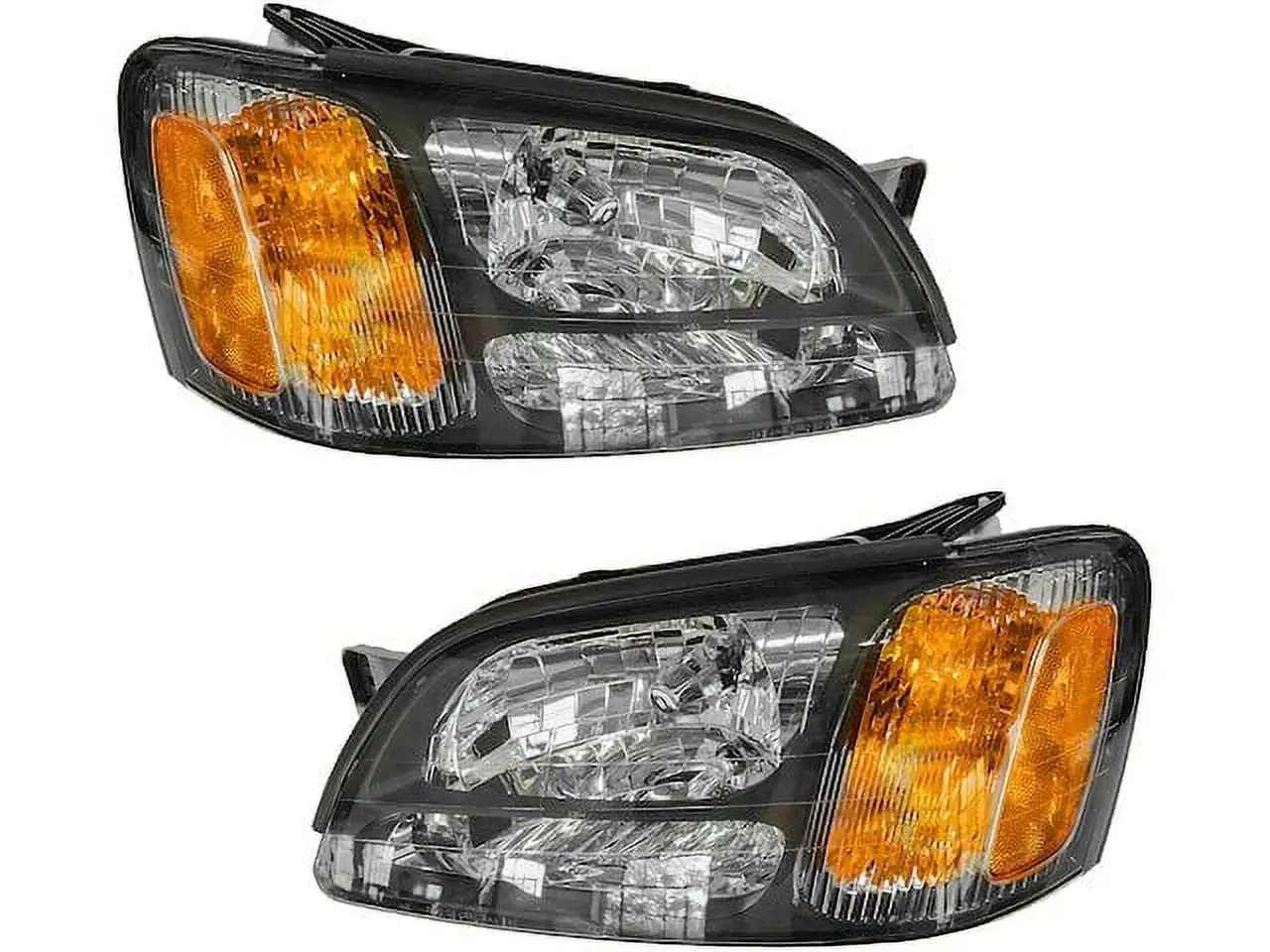 Headlight Assembly - Set of 2 - Compatible with 2000 - 2004 Subaru Outback 2001 2002 2003