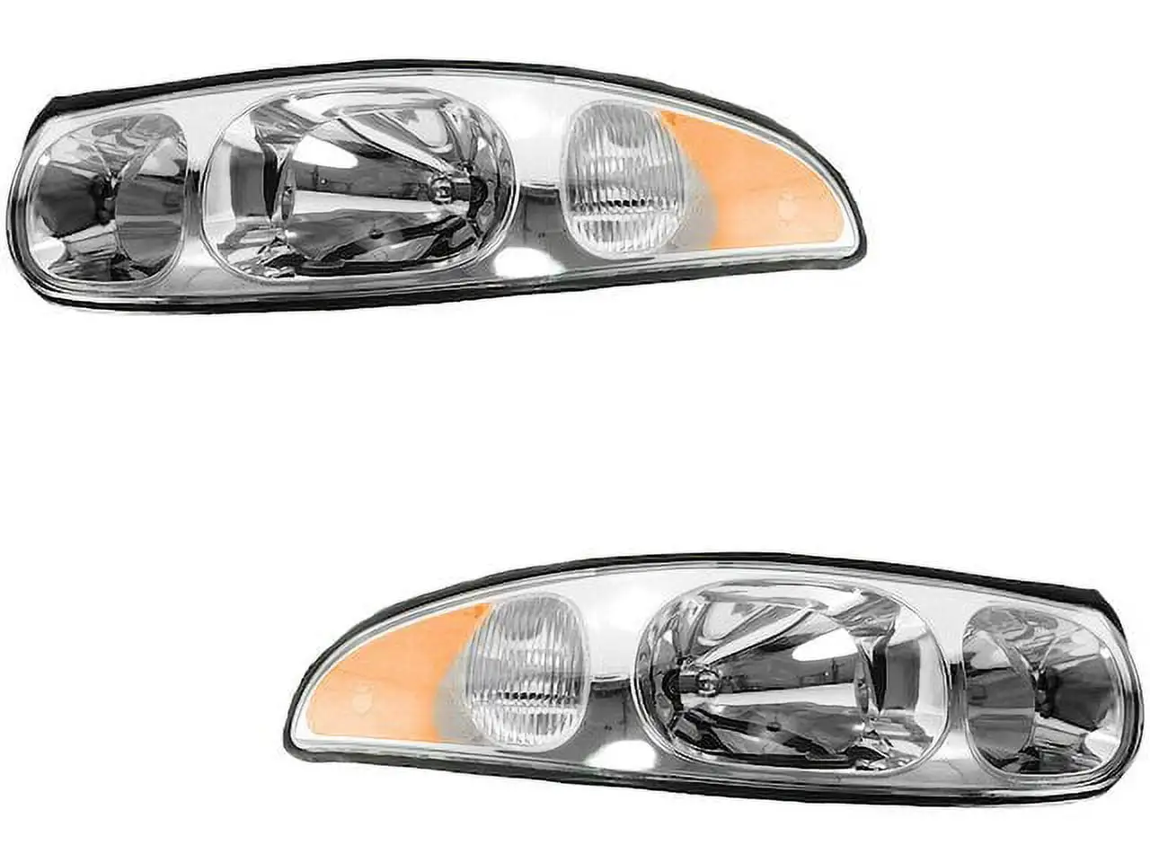 Headlight Assembly Set of 2 - Compatible with 2000 - 2005 Buick LeSabre Limited 2001 2002 2003 2004