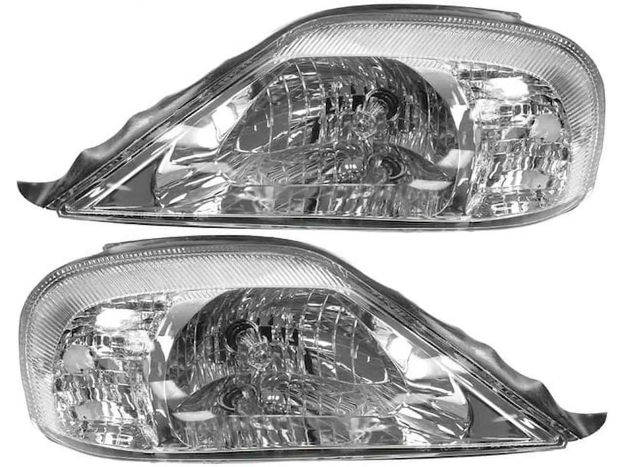 Headlight Assembly Set of 2 - Compatible with 2000 - 2005 Mercury Sable 2001 2002 2003 2004