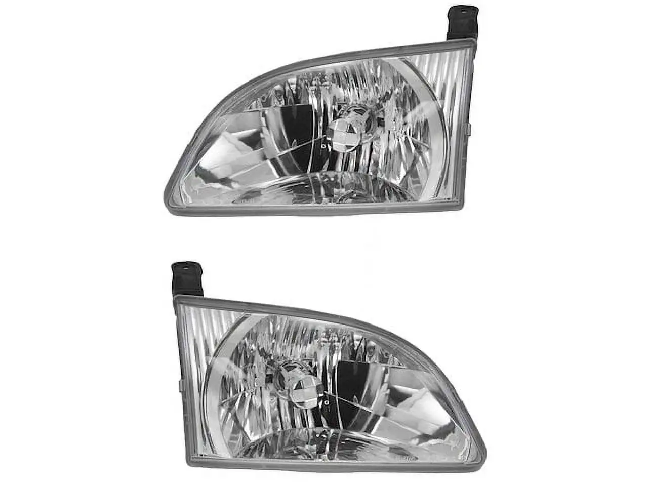 Headlight Assembly - Set of 2 - Compatible with 2001 - 2003 Toyota Sienna 2002