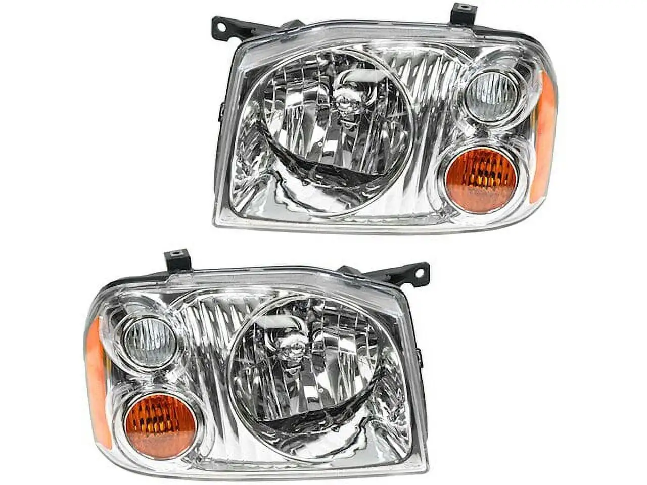 Headlight Assembly Set of 2 - Compatible with 2001 - 2004 Nissan Frontier XE 2002 2003