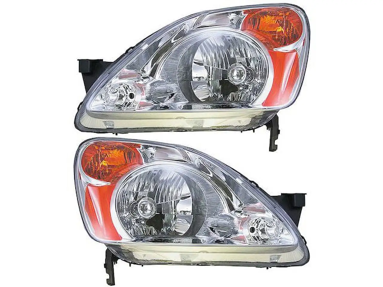 Headlight Assembly Set of 2 - Compatible with 2002 - 2004 Honda CRV 2003