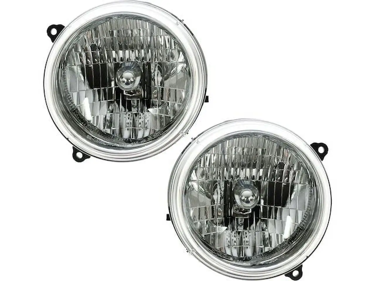 Headlight Assembly Set of 2 - Compatible with 2002 - 2004 Jeep Liberty 2003