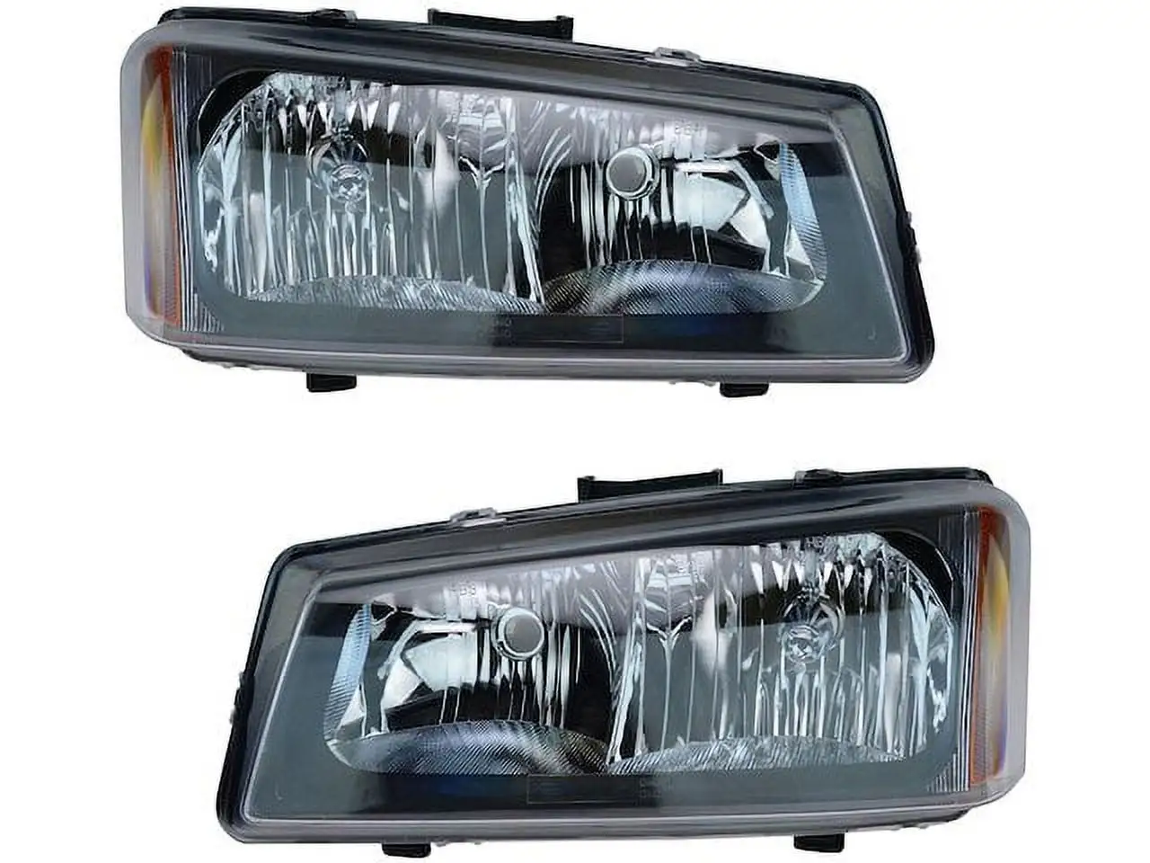 Headlight Assembly Set of 2 - Compatible with 2003 - 2006 Chevy Silverado 1500 2004 2005