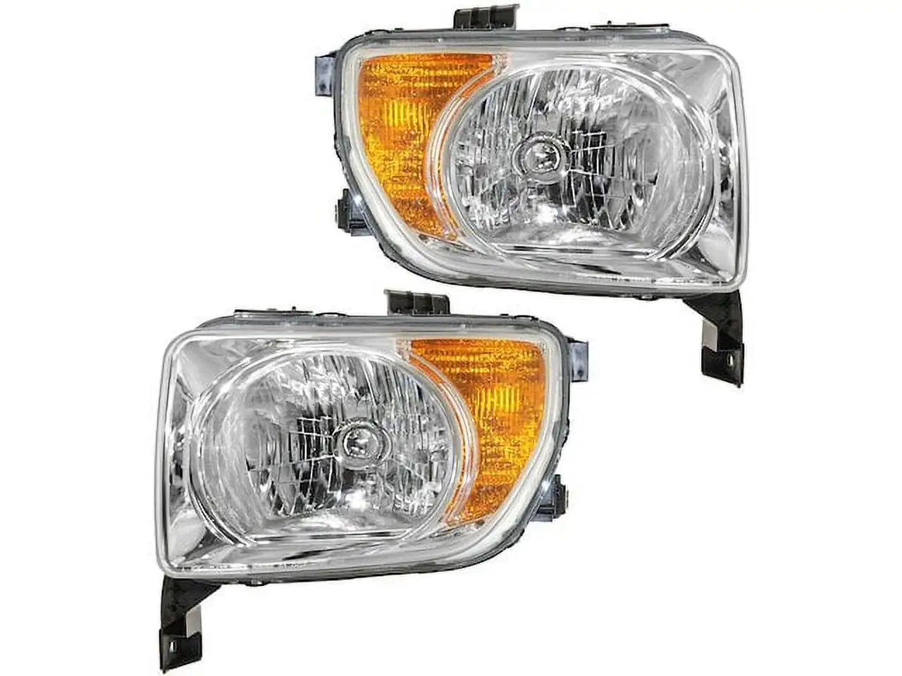 Headlight Assembly Set of 2 - Compatible with 2003 - 2006 Honda Element 2004 2005