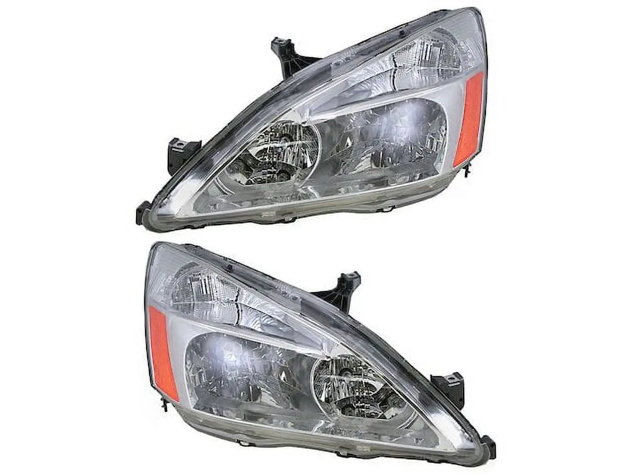 Headlight Assembly Set of 2 - Compatible with 2003 - 2007 Honda Accord 2004 2005 2006