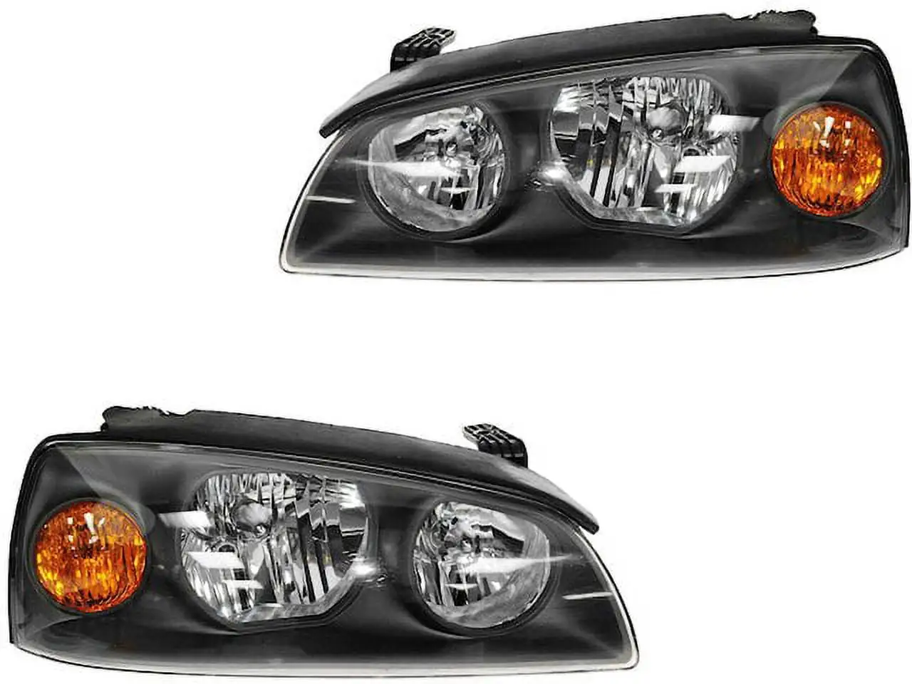 Headlight Assembly Set of 2 - Compatible with 2004 - 2006 Hyundai Elantra 2005