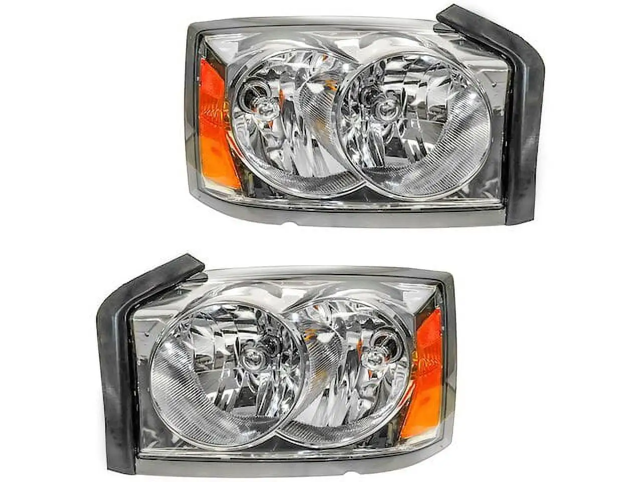 Headlight Assembly Set of 2 - Compatible with 2005 - 2007 Dodge Dakota 2006