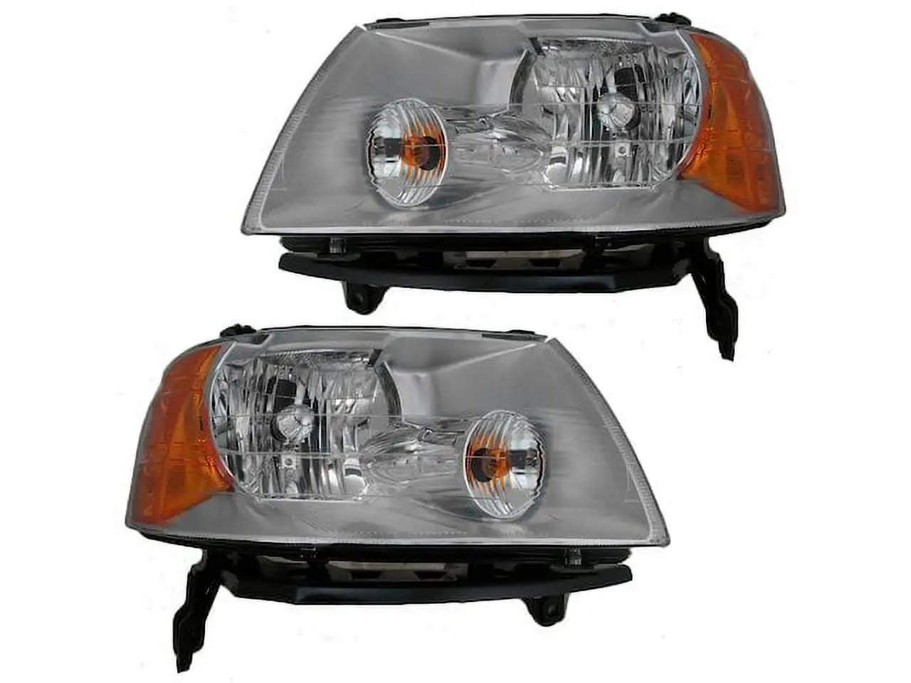 Headlight Assembly - Set of 2 - Compatible with 2005 - 2007 Ford Freestyle 2006