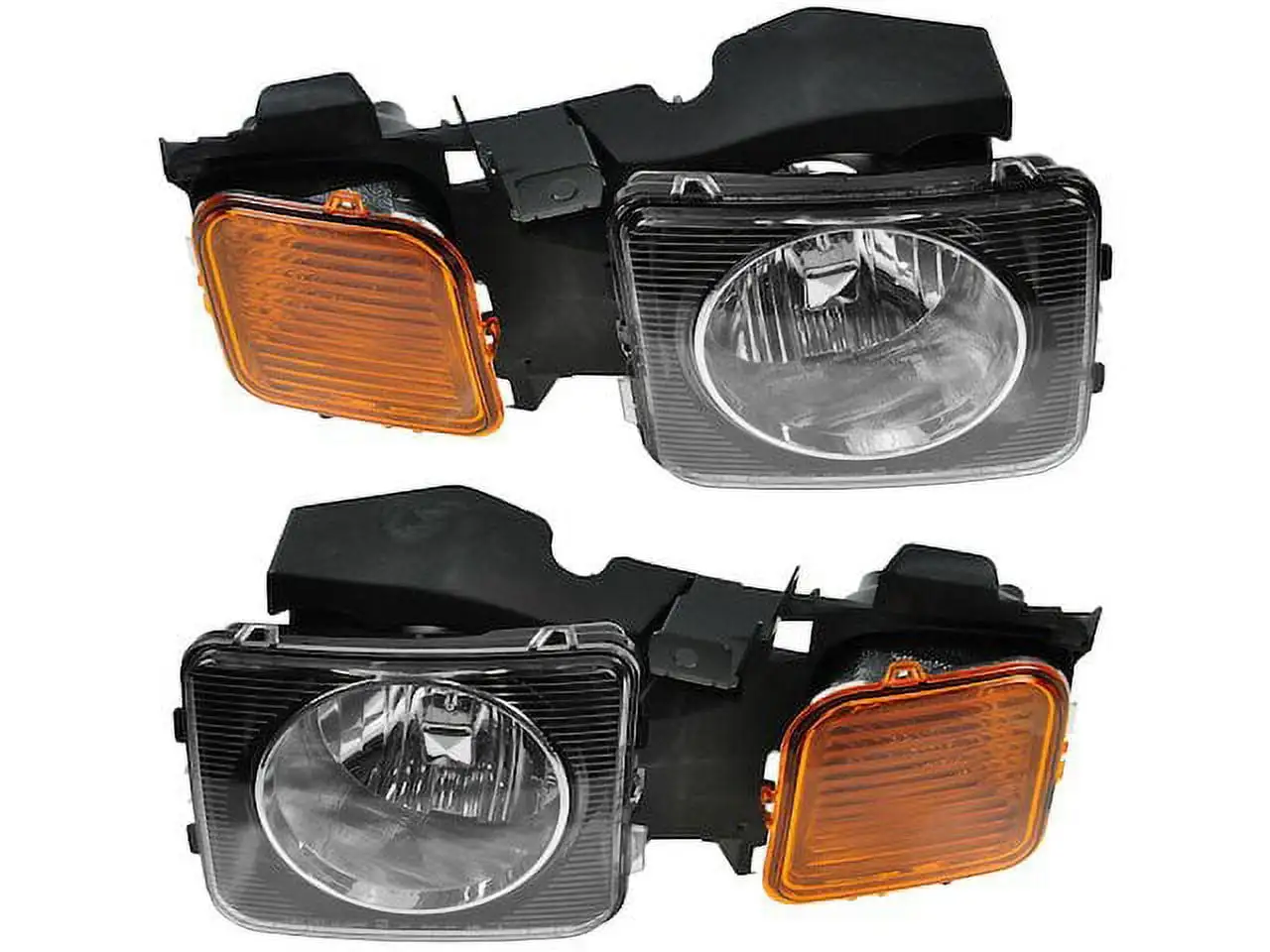 Headlight Assembly Set of 2 - Compatible with 2006 - 2010 Hummer H3 2007 2008 2009