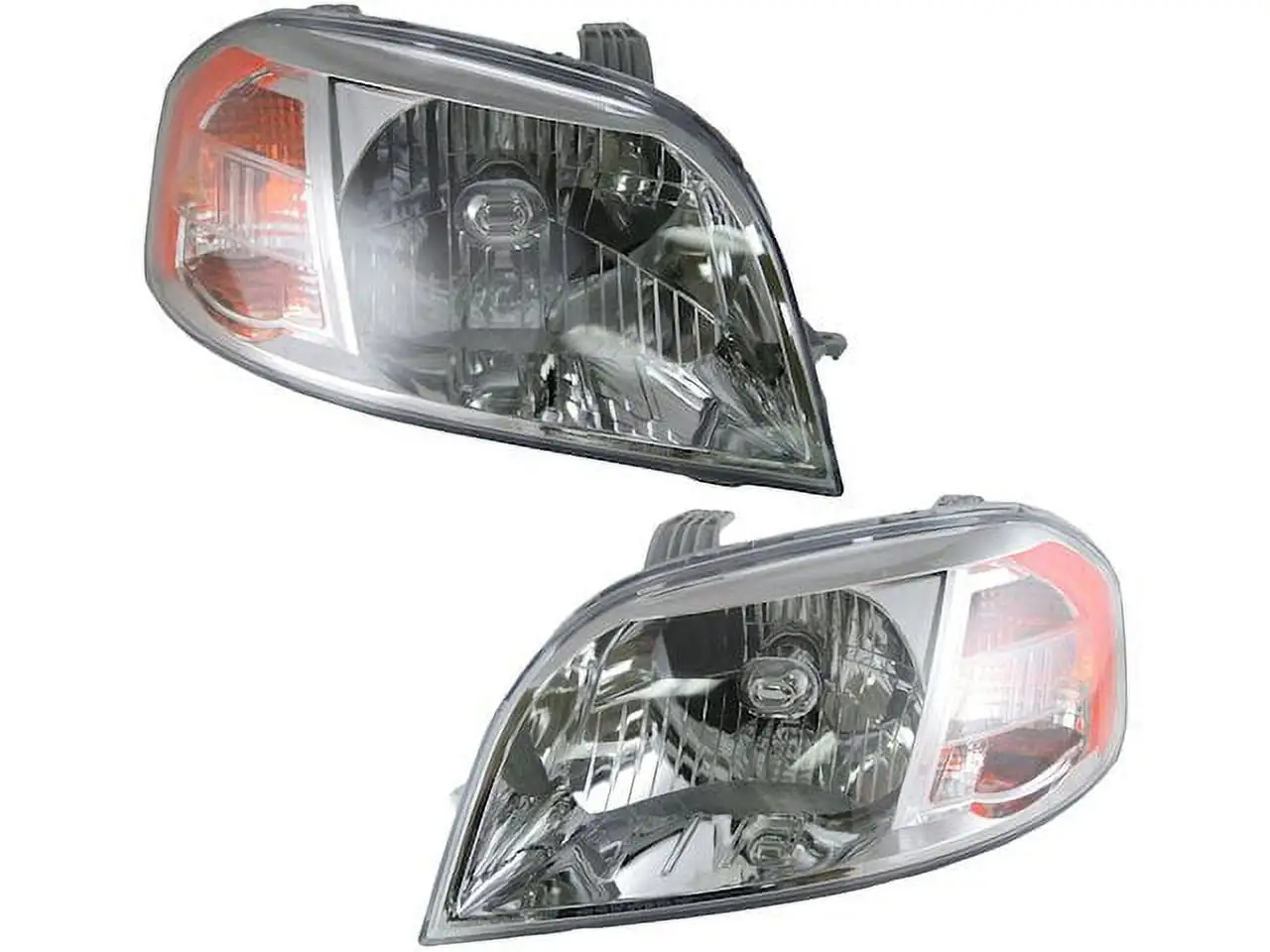 Headlight Assembly Set of 2 - Compatible with 2007 - 2011 Chevy Aveo Sedan 2008 2009 2010