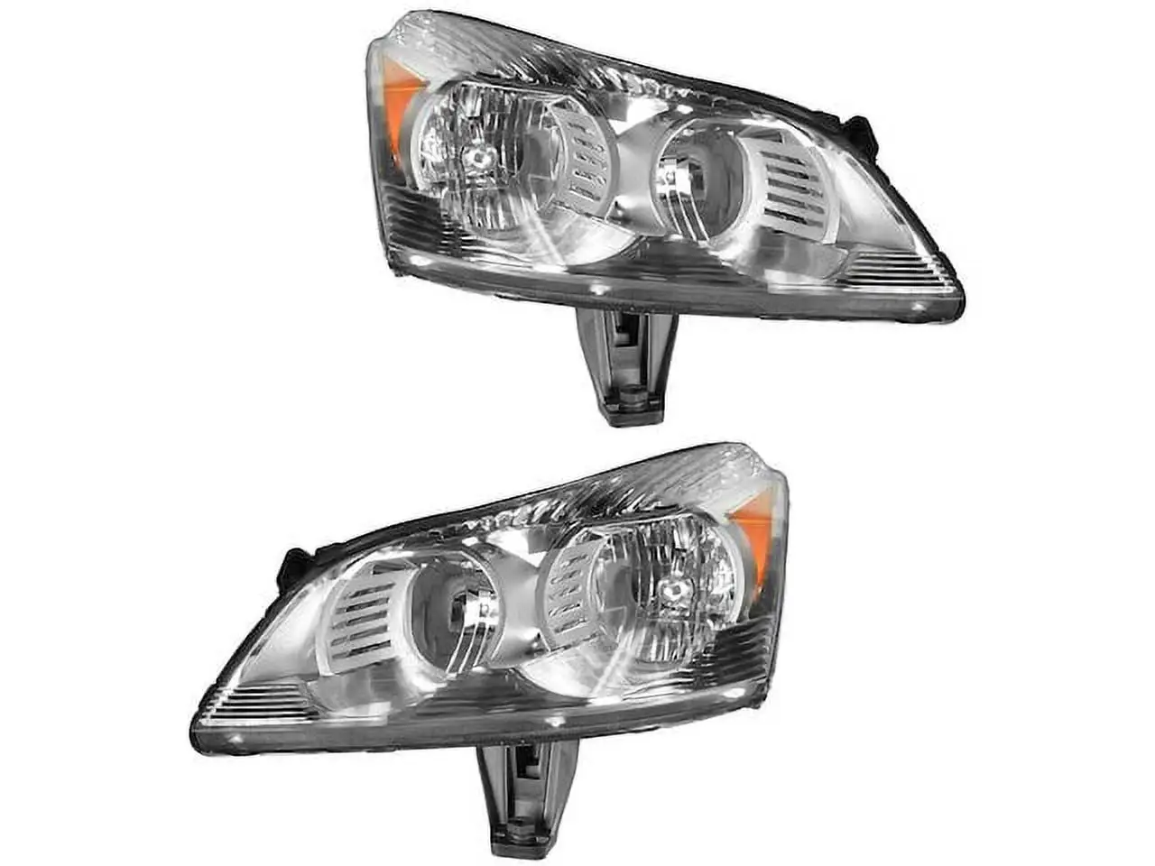 Headlight Assembly Set of 2 - Compatible with 2009 - 2012 Chevy Traverse (Excluding LTZ Models) 2010 2011