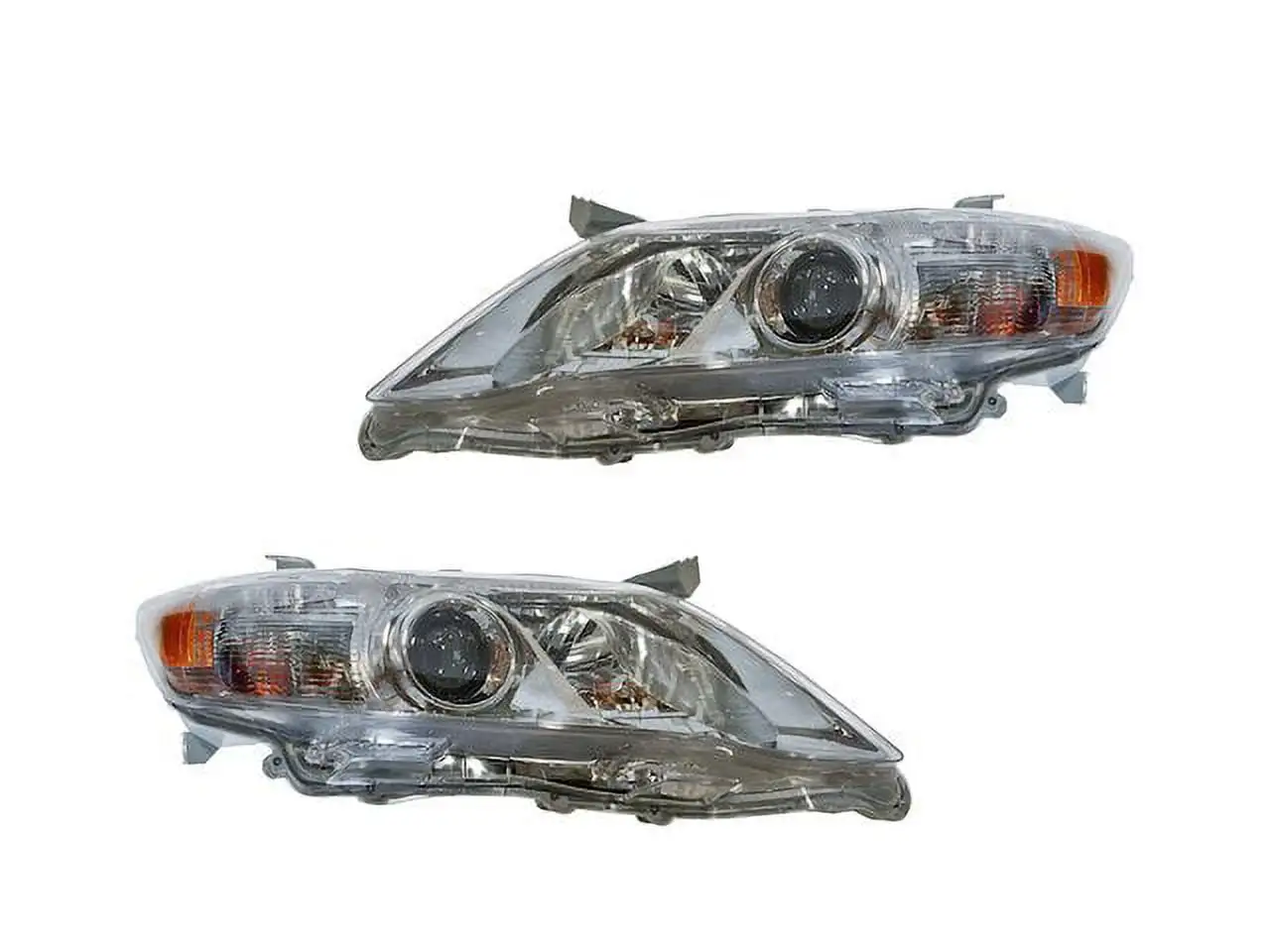 Headlight Assembly Set of 2 - US Built Models - Compatible with 2010 - 2011 Toyota Camry (Excluding SE)