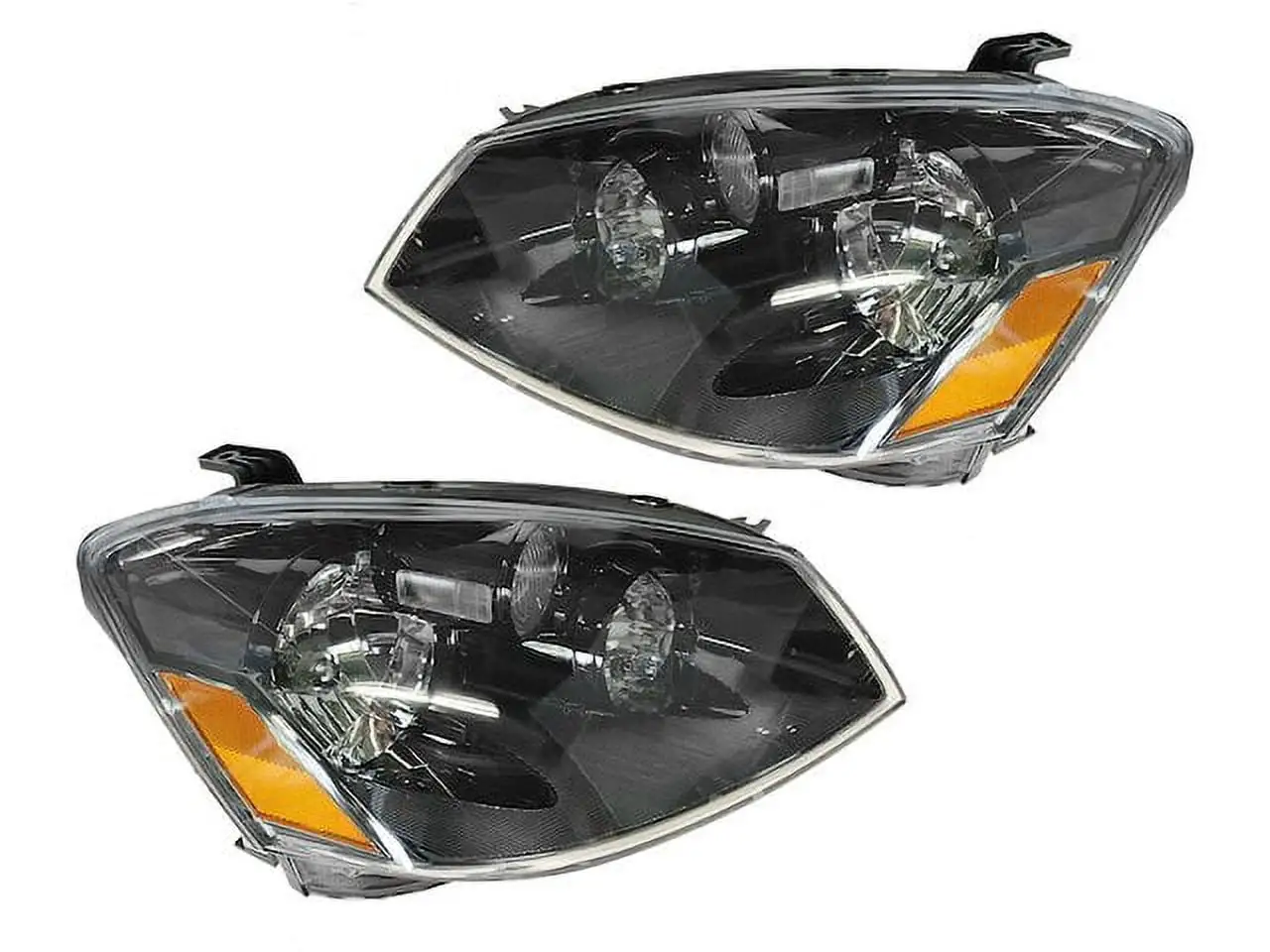 Headlight Assembly Set with Halogen Headlights - Compatible with 2005 - 2006 Nissan Altima